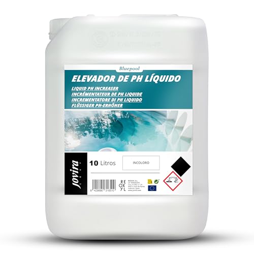 JOVIRA CORP 10L - Elevador de pH Líquido para Piscinas y Spas | Regulador de pH Profesional (10 litros)