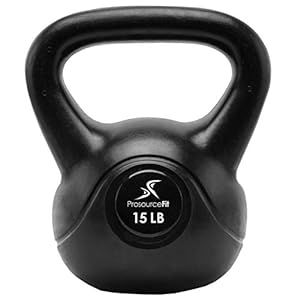 ProsourceFit Vinyl Kettlebell 10, 15, 20, 25, 30, 35lbs