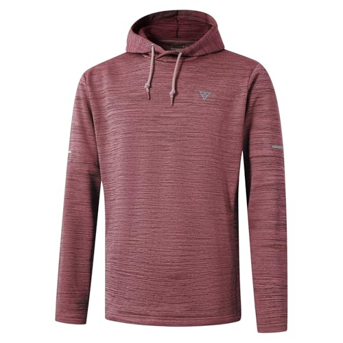 Image of M MAELREG Hoodies for Men Golf Fleece Hooded Sweatshirts Dry Fit Athletic Lightweight Casual Midlayer Mens Hoodies Pullover
