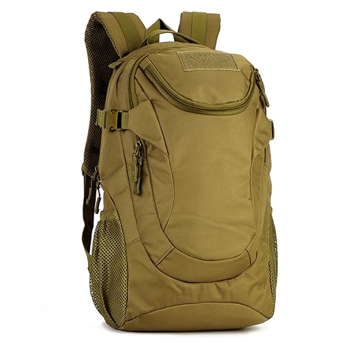 YFNT Tactical Backpack Molle School Bag Military School Bag Daypack Waterproof Backpack Trekking Backpack for Outdoor Sports Fitness Hiking bronze
