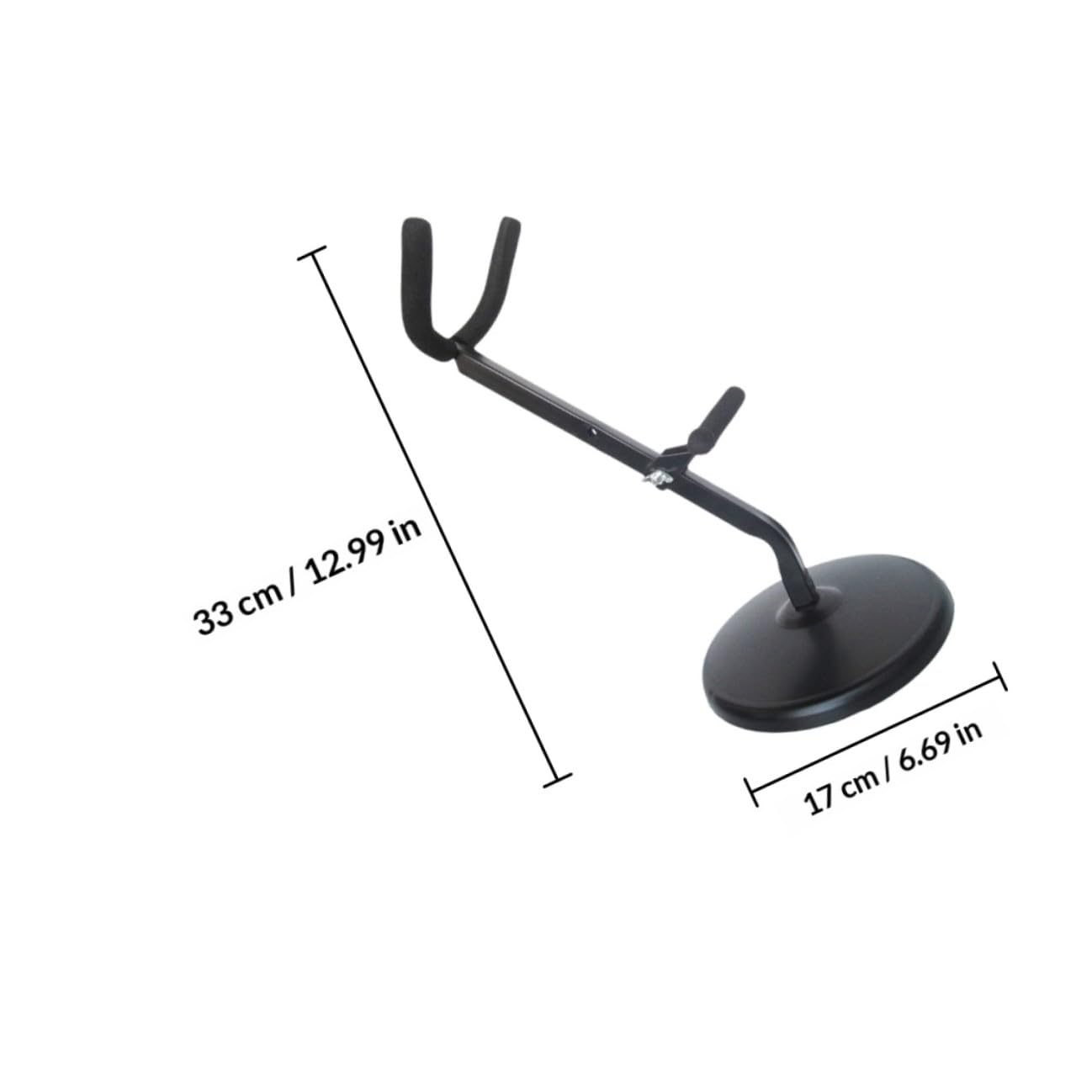 POPETPOP Supporto per Sassofono Contralto in Materiale Durevole, Supporto da Tavolo Salvaspazio per Conservare e Mostrare Strumenti Musicali in Casa o Negozi