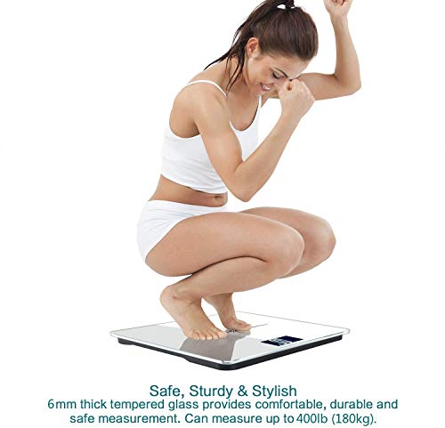 image for NUTRI FIT High Precision Digital Body Weight Bathroom Scale with Ultra