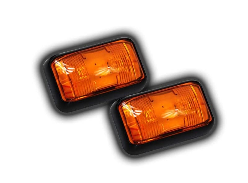 Amazon | LED マーカー 小 オレンジ 2個入り SMD 汎用 防水