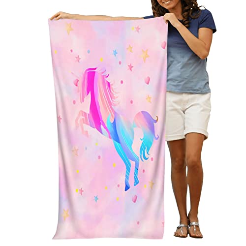 Comfar Unicorn Beach Towel For Girls thumb #4