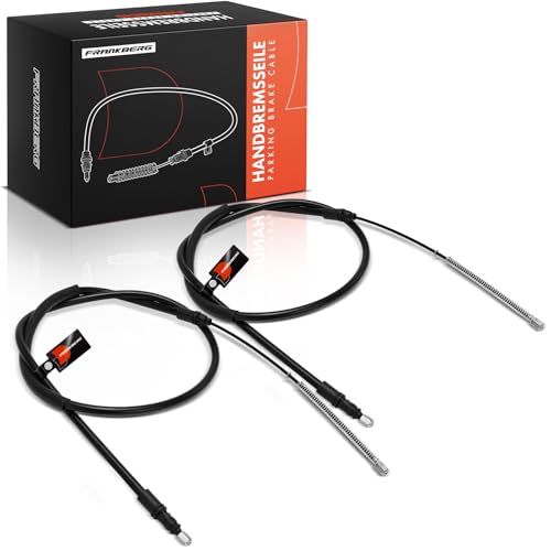 Frankberg 2x Câble de Frein à main Arrière Compatible avec Saxo S0 S1 1996-2004 Saxo Hatchback Fourgon S3 1999-2003 106 I 1A 1C 1991-1996 106 II 1A 1C 1996-2004 Remplacer# 96209110
