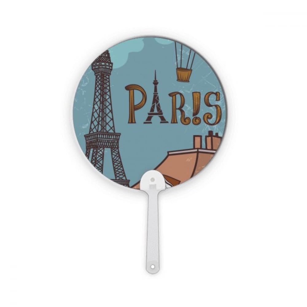 Ballon de feu Paris Tour Eiffel en plastique rond : le cadeau artisanal idéal