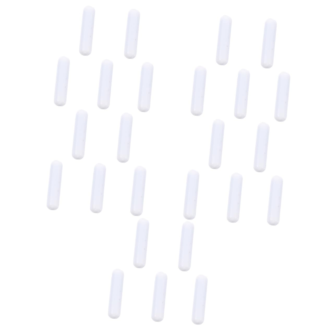 Gatuida 25pièces Barre Magnétique De Mélange Ptfe Pour Laboratoire De Résistante Corrosion Et Aux Hautes Températures Idéale Pour Expériences Scientifiques Et Applications De