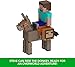 Mattel Minecraft Action Figures & Accessories 2-Pack, Steve & Donkey in 3.25-inch Scale, Collectible Toy Set