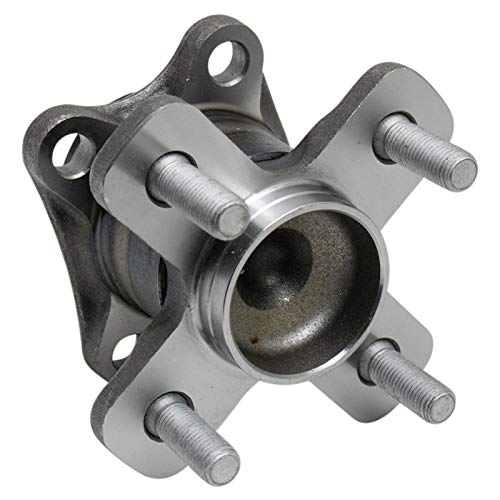 Image of TRQ 2 Piece Rear Wheel Bearing & Hub Assembly Set with ABS Sensor Compatible with 2012-2015 Scion iQ