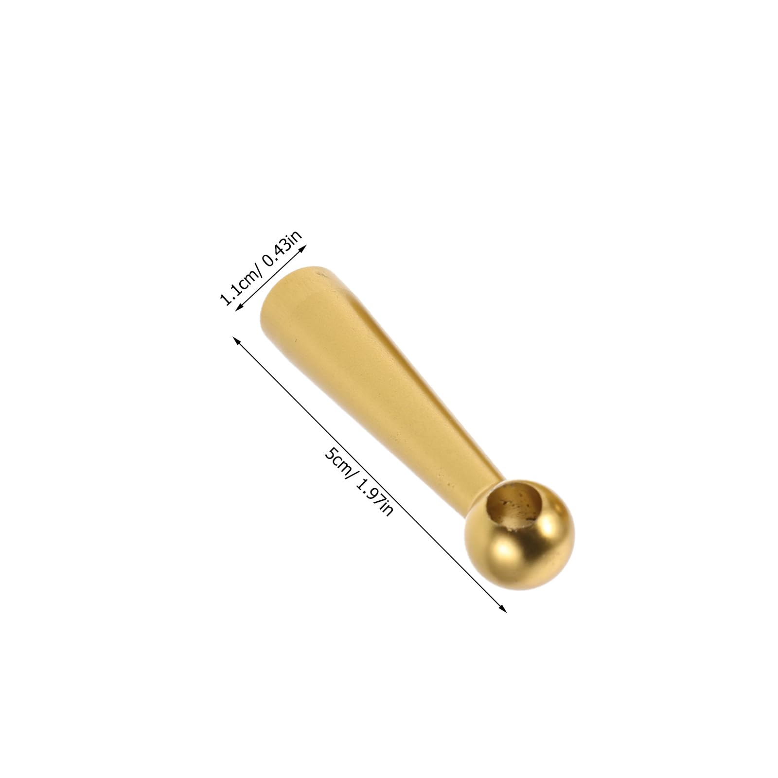 Accessori per Mobili in Metallo Oro 4 Pezzi, Connettori per Ringhiera per Scaffali e Carrelli da Servizio, Compatibilità Versatile e Durata Garantita, Foro 7/32"