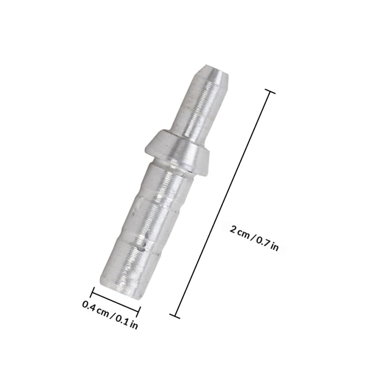 Veemoon Encoche en Aluminium 4,2 Mm Intérieur, 40 Pièces, Accessoire de Tir à L’Arc, Remplacement pour Arc à Poulies, Adapté à L’entraînement