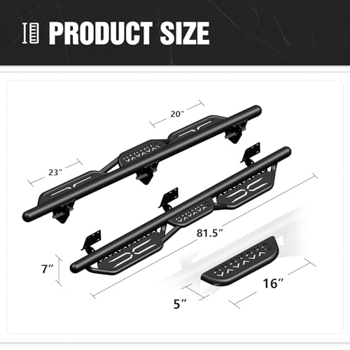 Estribos Running Boards para Dodge Ram 1500 2019-2026 miniatura 4
