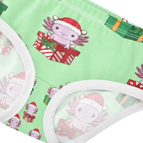 Cute Axolotls Christmas Santa Hats Toddler Girls's Underwear 2T 202c12724