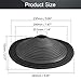 Fielect 10 inches Paper Speaker Cone Subwoofer Cones Drum Paper 1.4 inches Inner Diameter 9.6 inches Outside Diameter with Rubber Surround 2Pcs