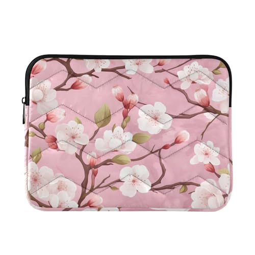 Funda para laptop 13-14 pulgadas con diseño de flores miniatura 1