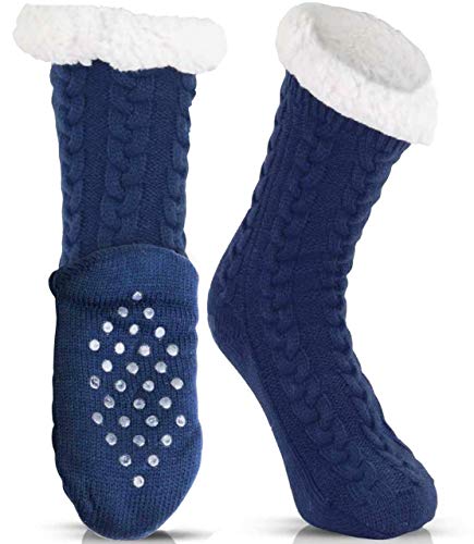 LUTHER PIKE SEATTLE Slipper Socks for Women - Warm, Cozy Socks w/Grippersο»Ώ