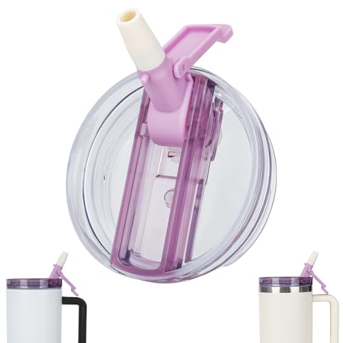 Leak-Proof Flip Straw Lid for 40oz