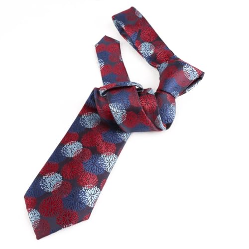 Image of Alizeal Mens 3.15inches Leaf Flower Pattern Tie Set