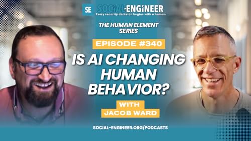 Ep. 340 - The Human Element Series - Is AI Changing Human Behavior with Jacob Ward