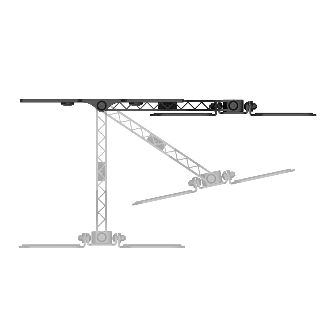 Hama Uchwyt ścienny do telewizora Full Motion "Ultraslim" (VESA 200 x 200, 48-122 cm (19-48"),możliwość pochyłu i obrotu) czarny