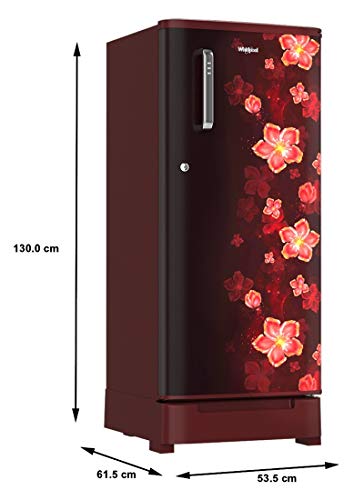 Image of Whirlpool 190 L 3 Star Direct-Cool Single Door Refrigerator (WDE 205 ROY 3S, Wine Twinkle)