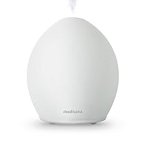 medisana | AD 635 | Diffusore d’aromi | Vetro satinato | Fresco per ambienti | Lampada profumata con timer | Fragranza ambiente elettrico | Oli essenziali | Luce wellness in 6 colori | 100 ml