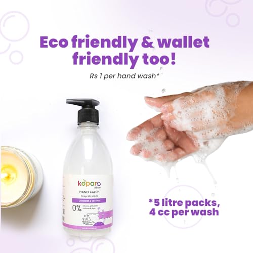 Koparo Clean Natural Hand Wash With Lavender Fragrance | pH Balanced Infused With Glycerin & Tea Tree Oil Germ Protection | All skin | Kids Safe,... - Image 6