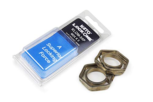 KATO LockOne (KLOM-24P) 2/PKG Anti-Vibration Fastener, for Thread Size: M24X3