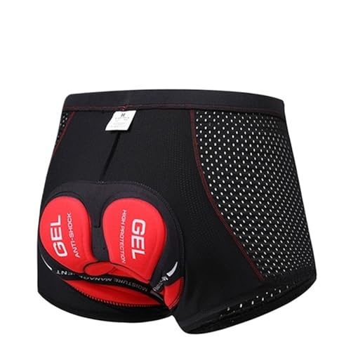 Pantalones cortos de bicicleta de malla transpirable, ropa interior for ciclismo, almohadilla de Gel 5D, pantalones cortos de ciclismo a prueba de golpes, ropa interior for bicicleta, pantalones corto
