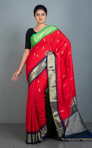 Bengal looms India Weaves of Elegance gadwal silk saree – image 2