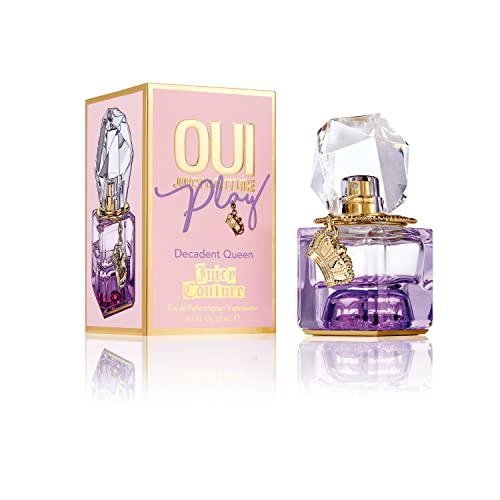 Oui Juicy Couture Play - Eau de Parfum Femme Vaporisateur - Decadent Queen - Senteur Florale & Fruitée - 15 ml