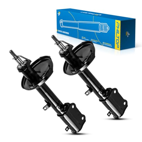 Image of PHILTOP Rear Complete Strut Shock Absorber Assembly w /Coil Spring Replacement For Toyota 1993-2002 Corolla, Chevrolet 1998-2002 Prizm, Geo 1993-1997 Prizm 71953 Amortiguadores Traseros | Complete Strut & Coil Spring Assembly for 1993-2002 Corolla,1998-2002 Prizm,1993-1997 Prizm,Amortiguadores Traseros