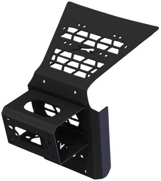 Mad Dog 4500lb Winch Mount Combo con Cuerda Sintética miniatura 5