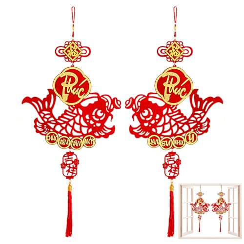 2025 Decoración de Año Nuevo Lunar Vietnamita - de Año Nuevo vietnamita | Año de los de la Puerta de la Serpiente,Colgante Decorativo, Festival de Primavera, Año de la Serpiente