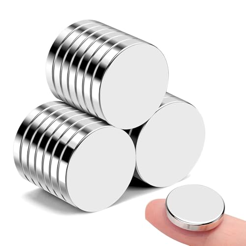 Image of 15Pcs Rare Earth Magnets, 20x3mm Small Neodymium Disc Fridge Magnets for Whiteboard Kitchen