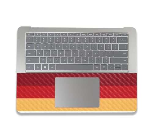 Image of MightySkins Carbon Fiber Skin Compatible with Microsoft Surface Laptop Studio 2 (2023) Full Wrap Kit - Vintage Lines | Protective, Durable Textured Carbon Fiber Finish | Made in The USA