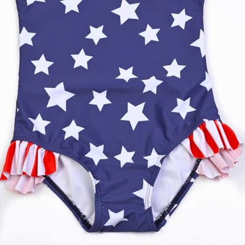 Image of QPANCY Girls Swimsuits Unicorn Bathing Suits Toddler Kids One Piece Swimwear