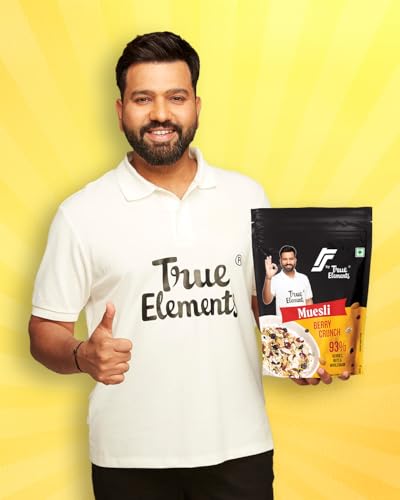 RS By True Elements Muesli Berry Crunch 900g - 93% Berries, Nuts & Wholegrains | High Fibre | Breakfast Cereal | Healthy Breakfast | Muesli with Oats & Nuts | 13g Protein Muesli | With Almonds & Cranberries | Nothing Artificial (B0DG5J9FX7) Amazon Price History, Amazon Price Tracker
