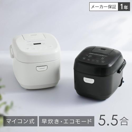 ノーブランド品 マイコン炊飯器 5.5合 RC-BMA50-B ブラック の商品画像 1