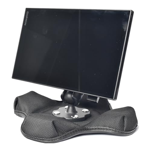 VAUBORTTI Friction GPS Mount Holder for Garmin DriveSmart 86, Adjustable Aluminum Arm, Portable Non-Slip Beanbag Base &ndash; Fits GPS with 22mm Socket