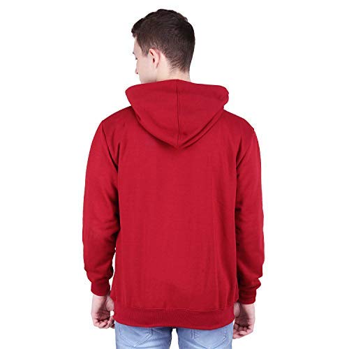 Image of Men's Cotton Hooded Neck Hoodie