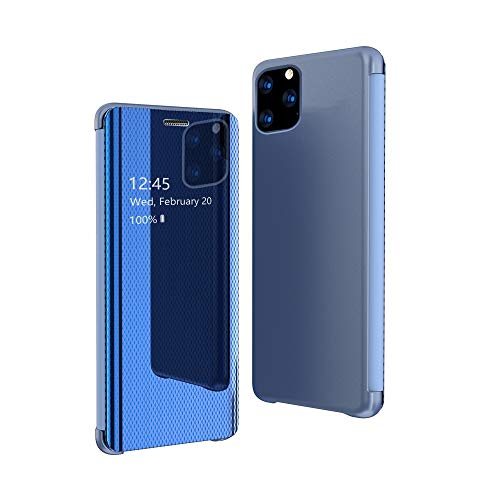 Coque arrière rigide iPhone 11 miroir plaqué grille ultra fine