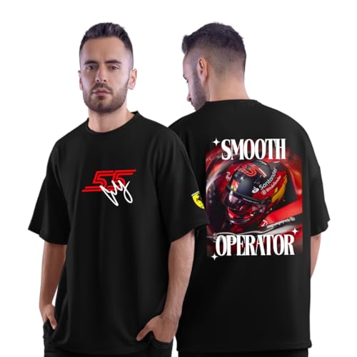Image of DUDEME F1 Motorsport T-Shirt for Car Enthusiast for Men & Women Oversized T Shirts 100% Cotton Printed T-Shirts.