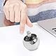 Wisyurt Tippe Top Metal Flip Plus Top Kreisel aus Edelstahl, Amazing Toy Gift, Silber
