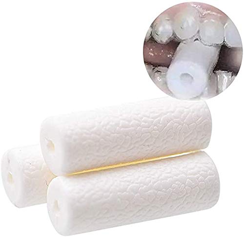 Chewies for Aligner Trays,Aligner Seater Chewies for Invisalign Trays,3 Orthodontic Chewies per Box,Silicone Orthodontic Chewies(3 Pcs/Box) (White)