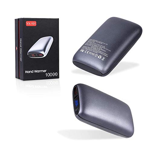 Preisvergleich Produktbild Handwärmer, Wiederaufladbarer Handwärmer 10000mAH Power Bank, tragbarer Taschenwärmer elektrisch, Ideales Wintergeschenk für Indoor-Outdoor-Sportarten, Skifahren, Klettern, Wandern