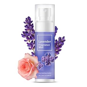 Lavender Perfume Spray Fragrance Mist Fresh Scent Womens Perfume Fragrance Body Mist & Sprays Made with Lavender Essential Oils Relaxing Body Spray for Women (100 ML)