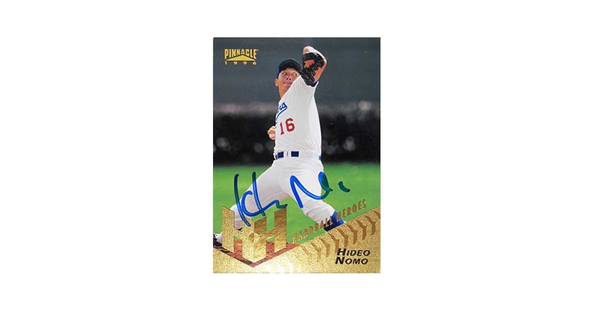 Amazon.co.jp: 野茂英雄 直筆 サイン入り 1996年 MLB公式