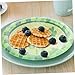 CORHAD 20pcs Shamrock Paper Plates Disposable Tableware for Patrick's Day Parties Safe Paper Material Capacity for Family Gatherings and Celebrations