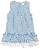 Ärmelloses Kleid mit Print NAME IT Baby-Mädchen NBFABIANA DNM 1207 DRESS AOP Kleid, Blau (Light Blue Denim), (Herstellergröße: 80)